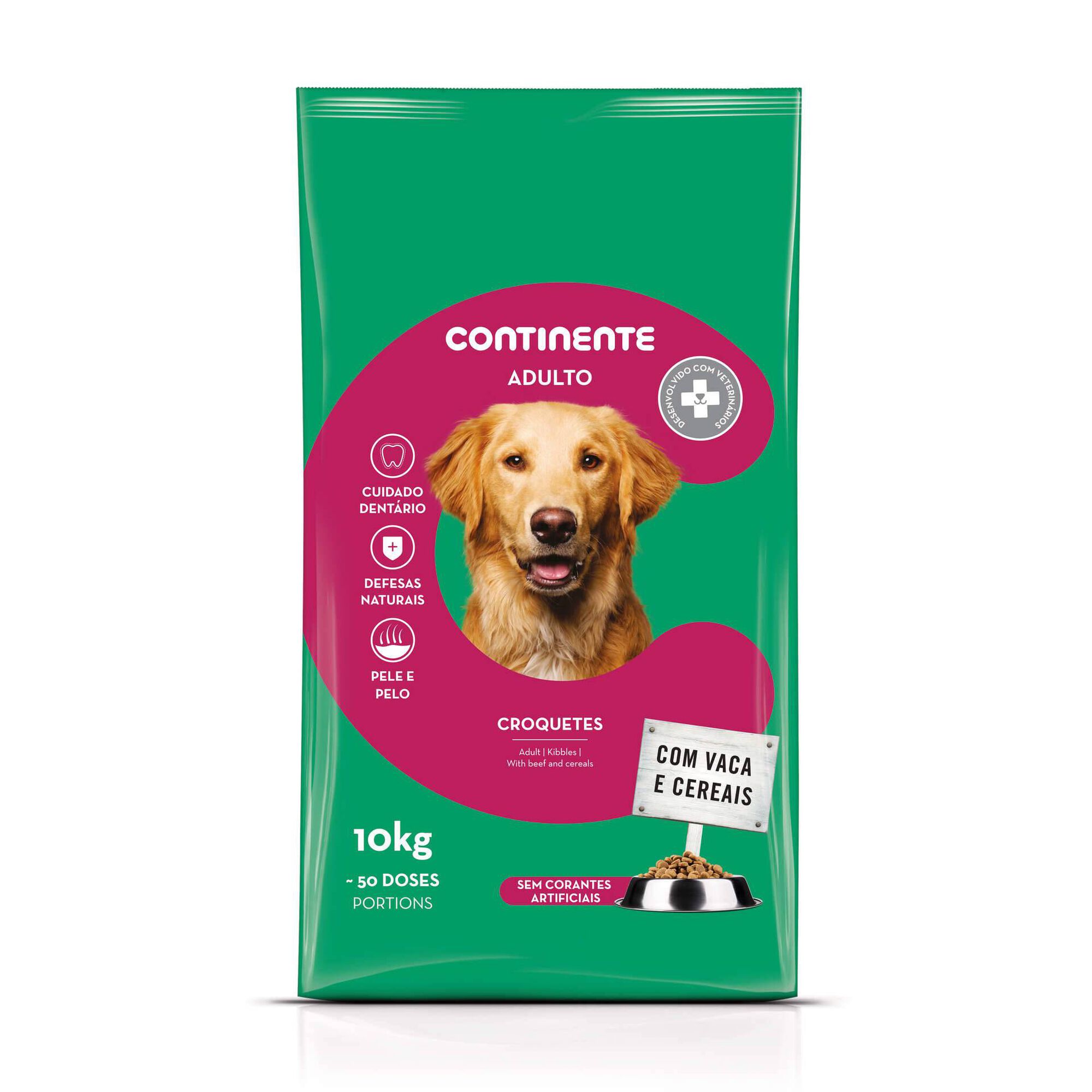 Ração para Cão Adulto Croquetes Vaca e Cereais