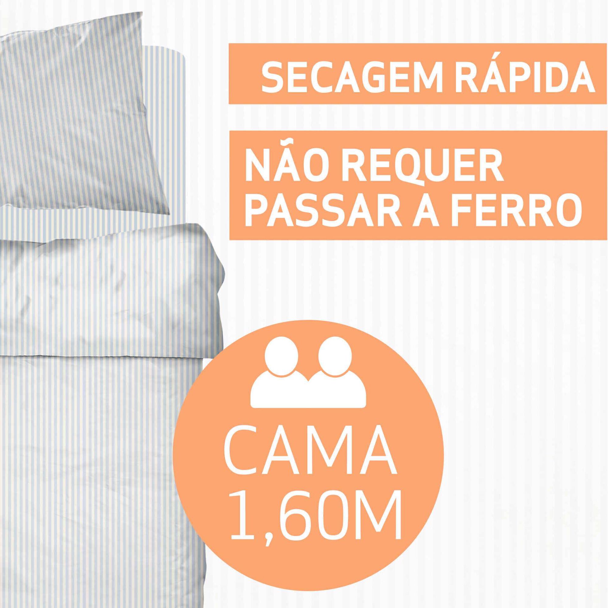 Conjunto Lençóis Microfibra Cosmos