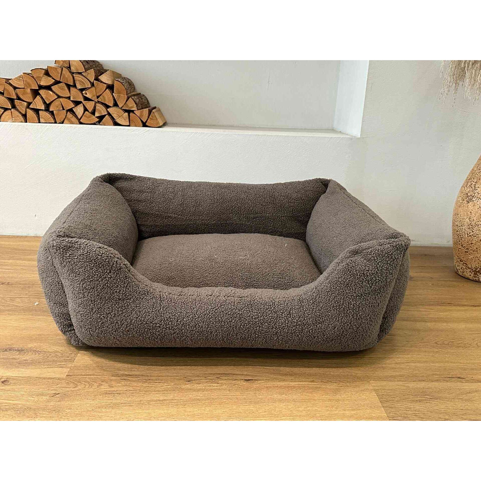 Cama Sherpa Castanho 78cm Lupi Linx