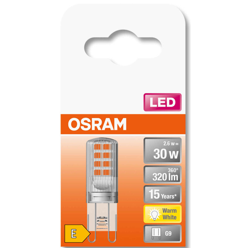 Lâmpada LED G9 2700K 30W Osram