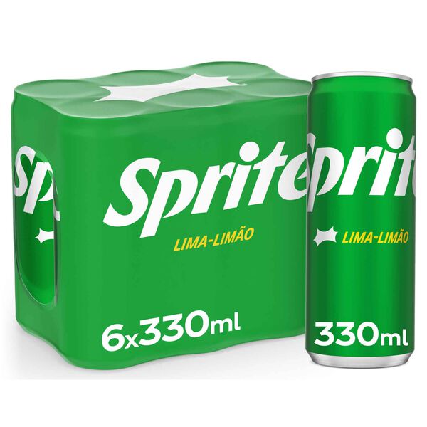 Refrigerante em Lata com Gás Lima Limão Sprite