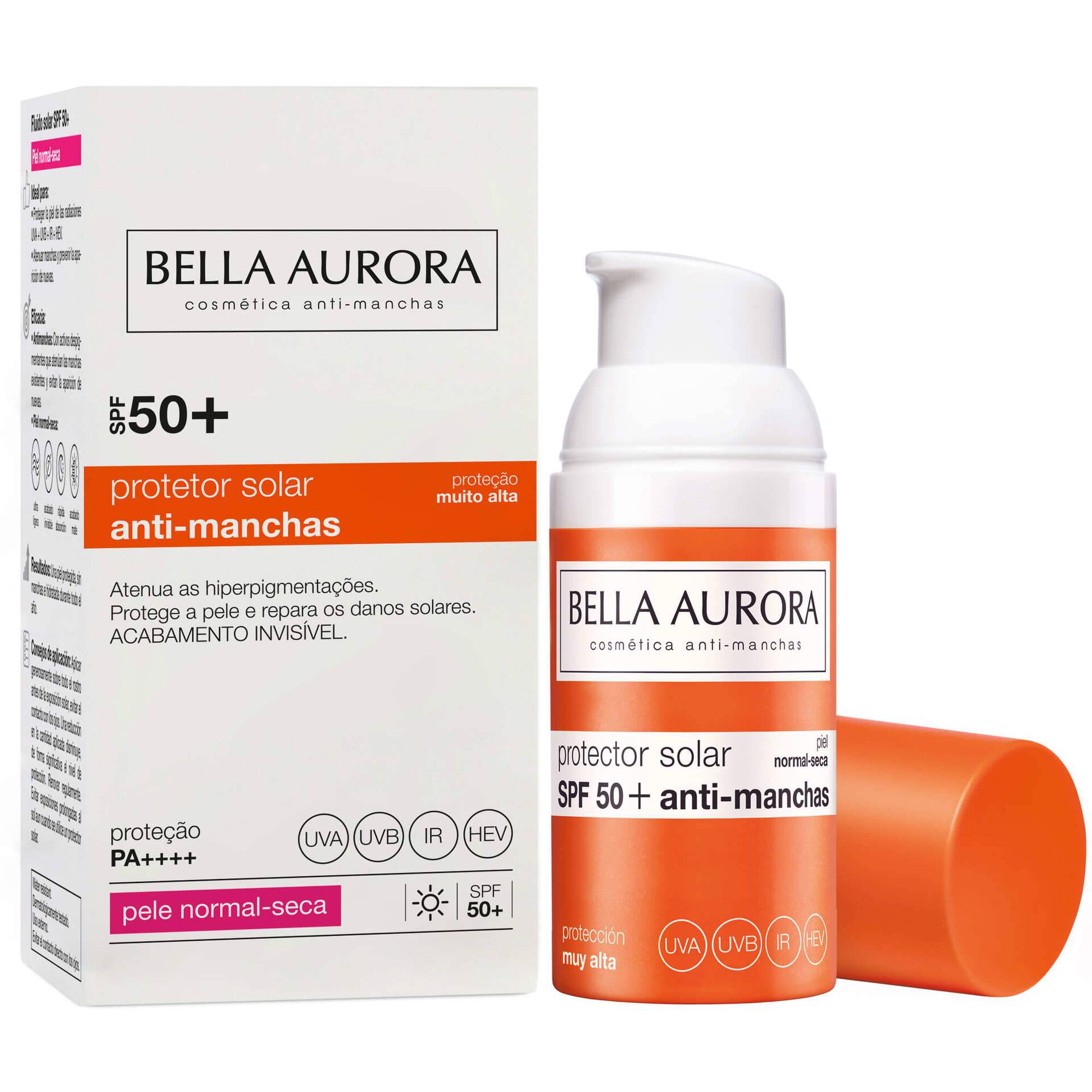 Protetor Solar Anti-manchas FPS 50+