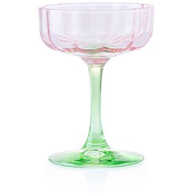 Ta&ccedil;a com P&eacute; Degrad&ecirc; Verde e Rosa Kasa