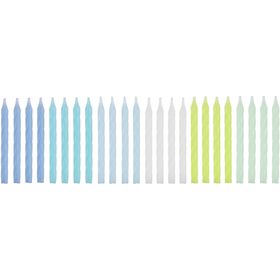 Conjunto 24 Velas Verde Degrad&eacute; Kasa