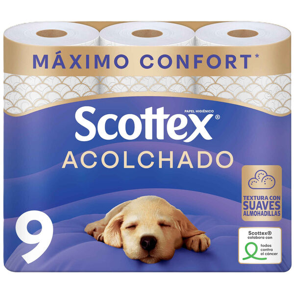Papel Higiénico 3 Folhas Acolchoado Scottex