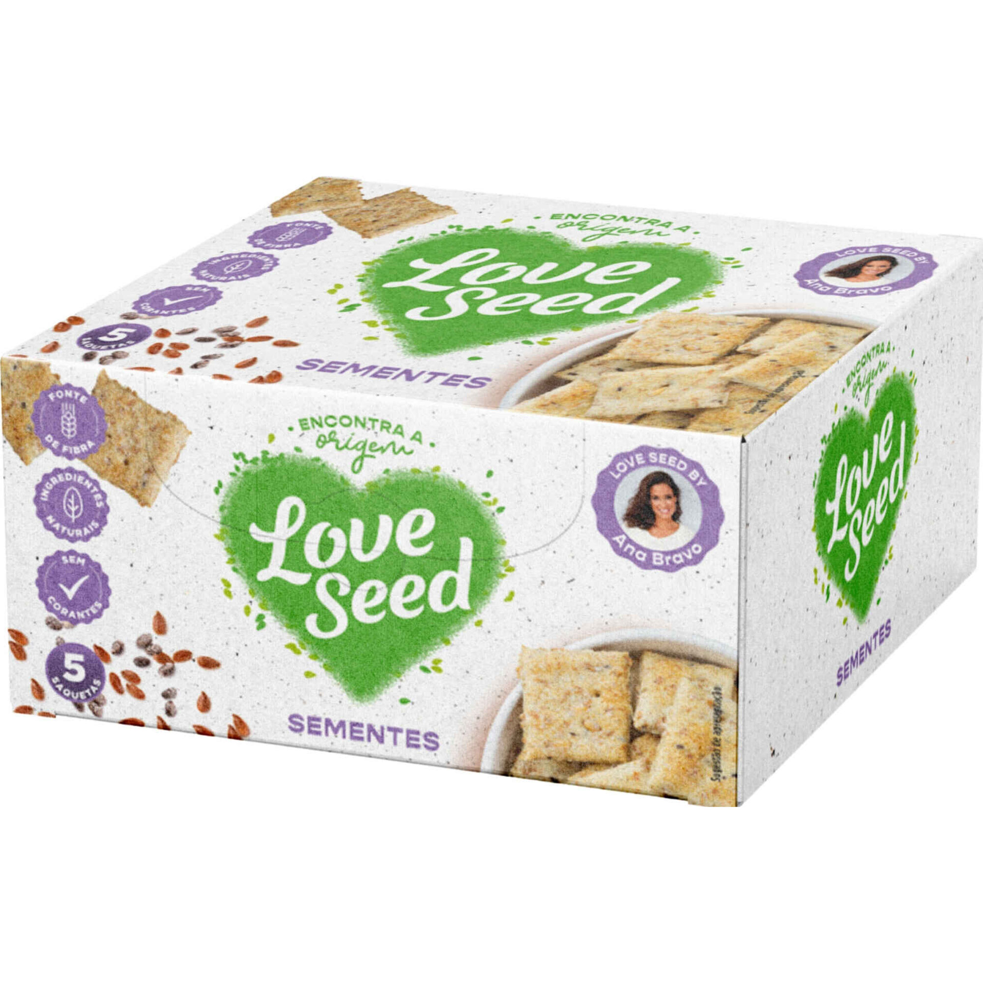 Bolachas Cracker Sementes Love Seed