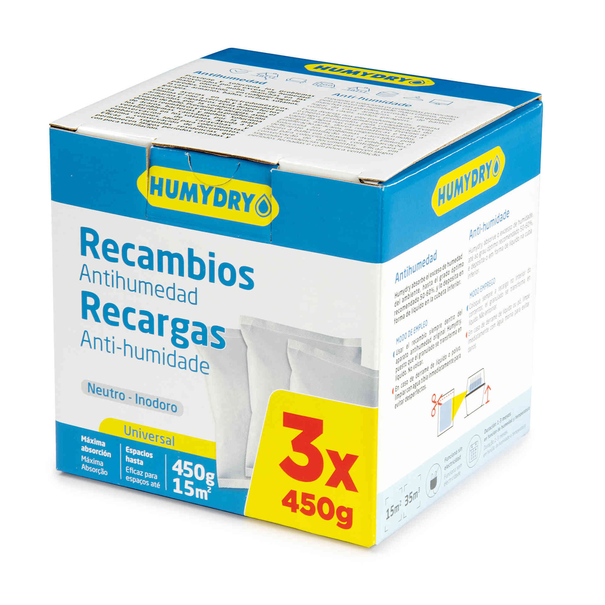 Recargas Desumidificador Inodoras