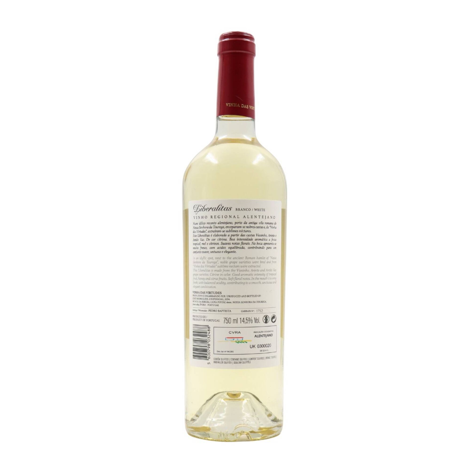 Liberalitas Alentejano Vinho Branco