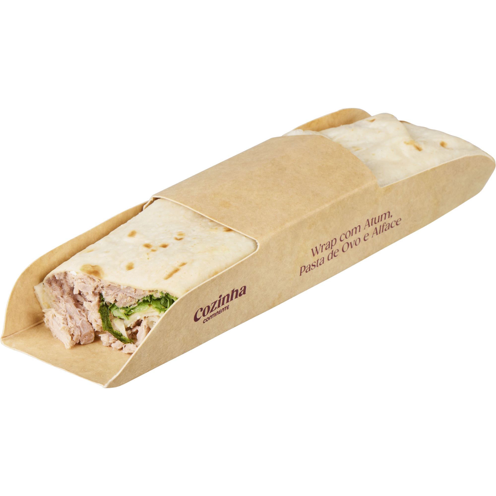 Wrap de Atum com Pasta de Ovo e Alface Cozinha Continente
