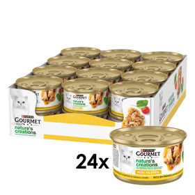 Comida H&uacute;mida para Gato Frango Purina Gourmet Nature