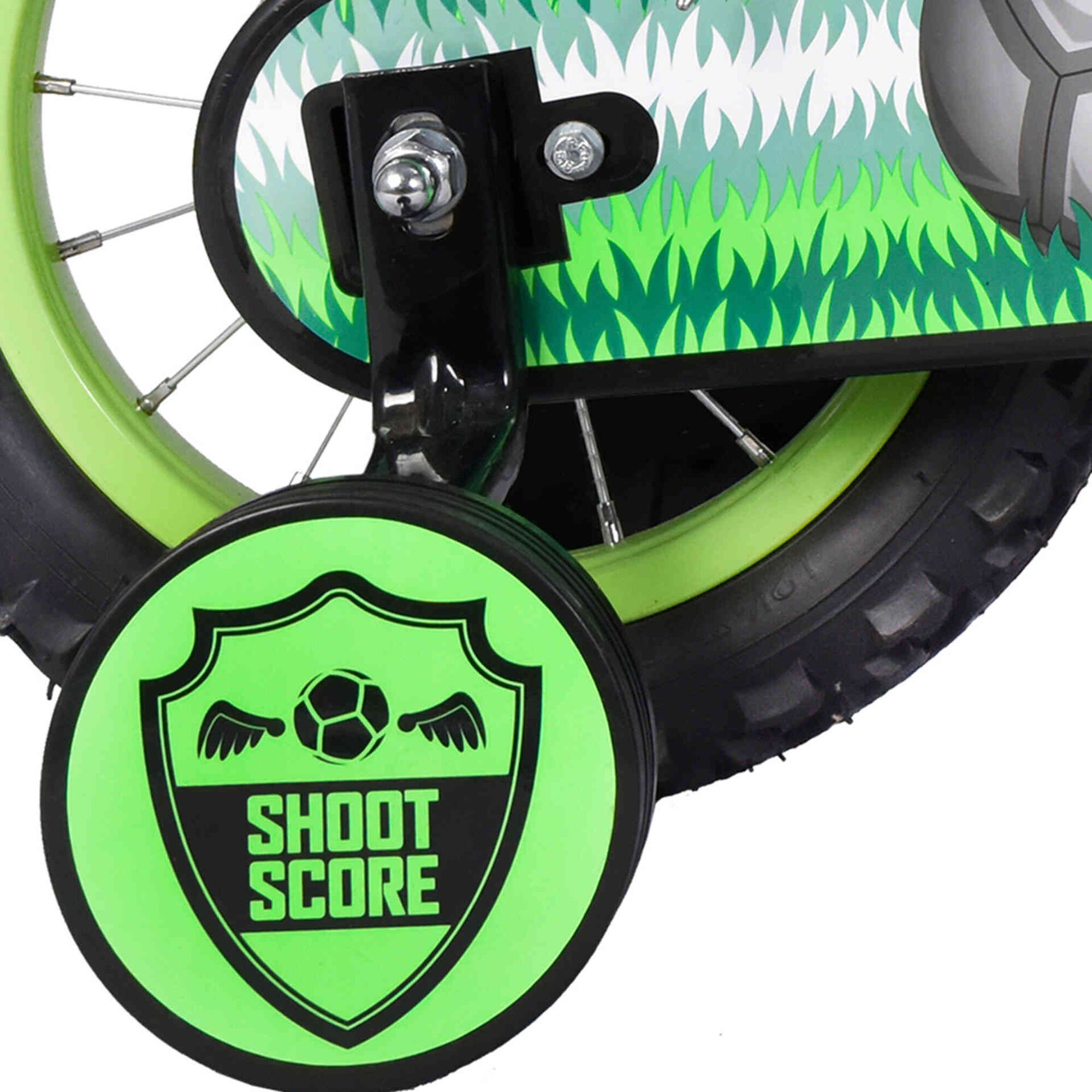 Bicicleta Criança Roda 16" 5-7 Anos Preta