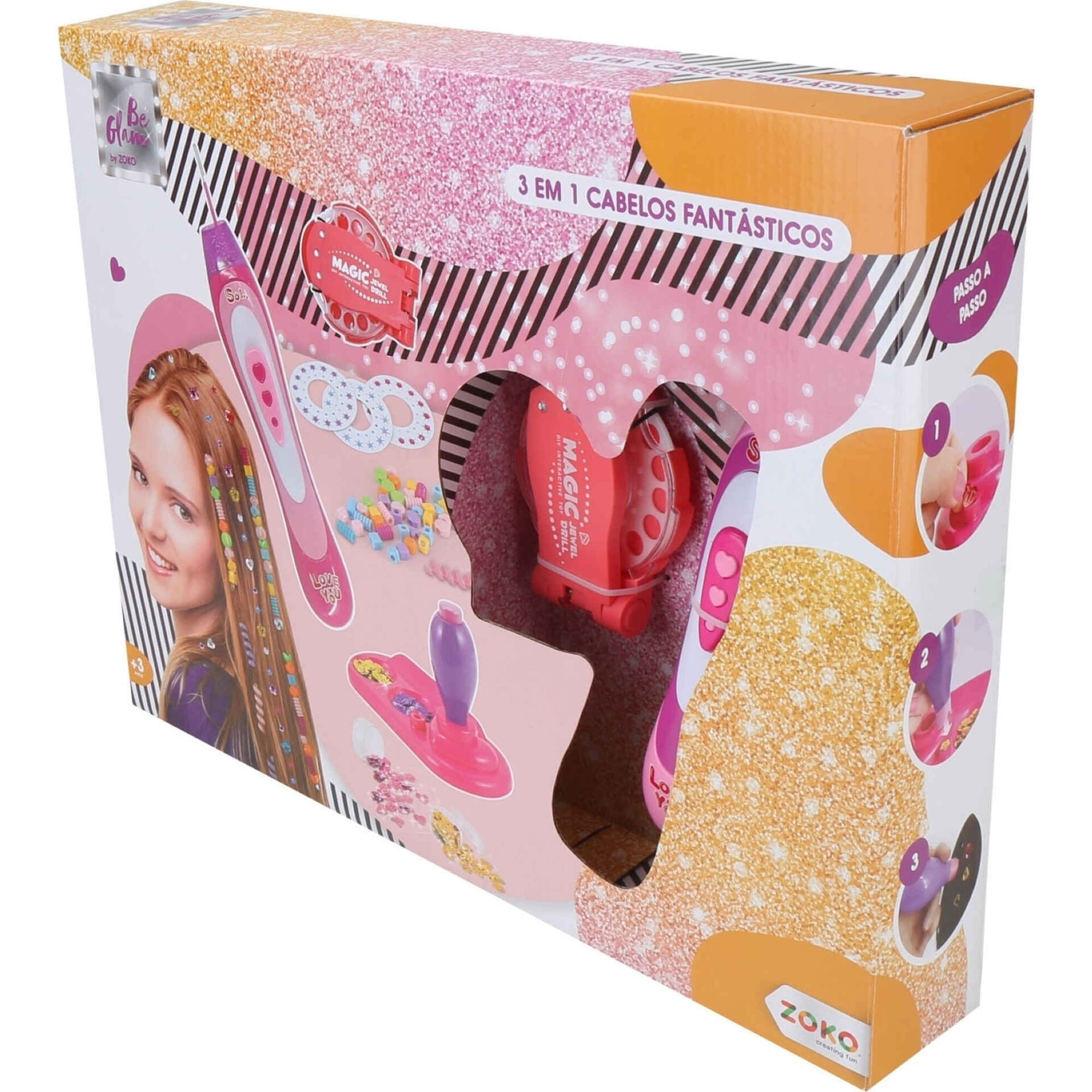 3 em 1 Cabelos Fantásticos