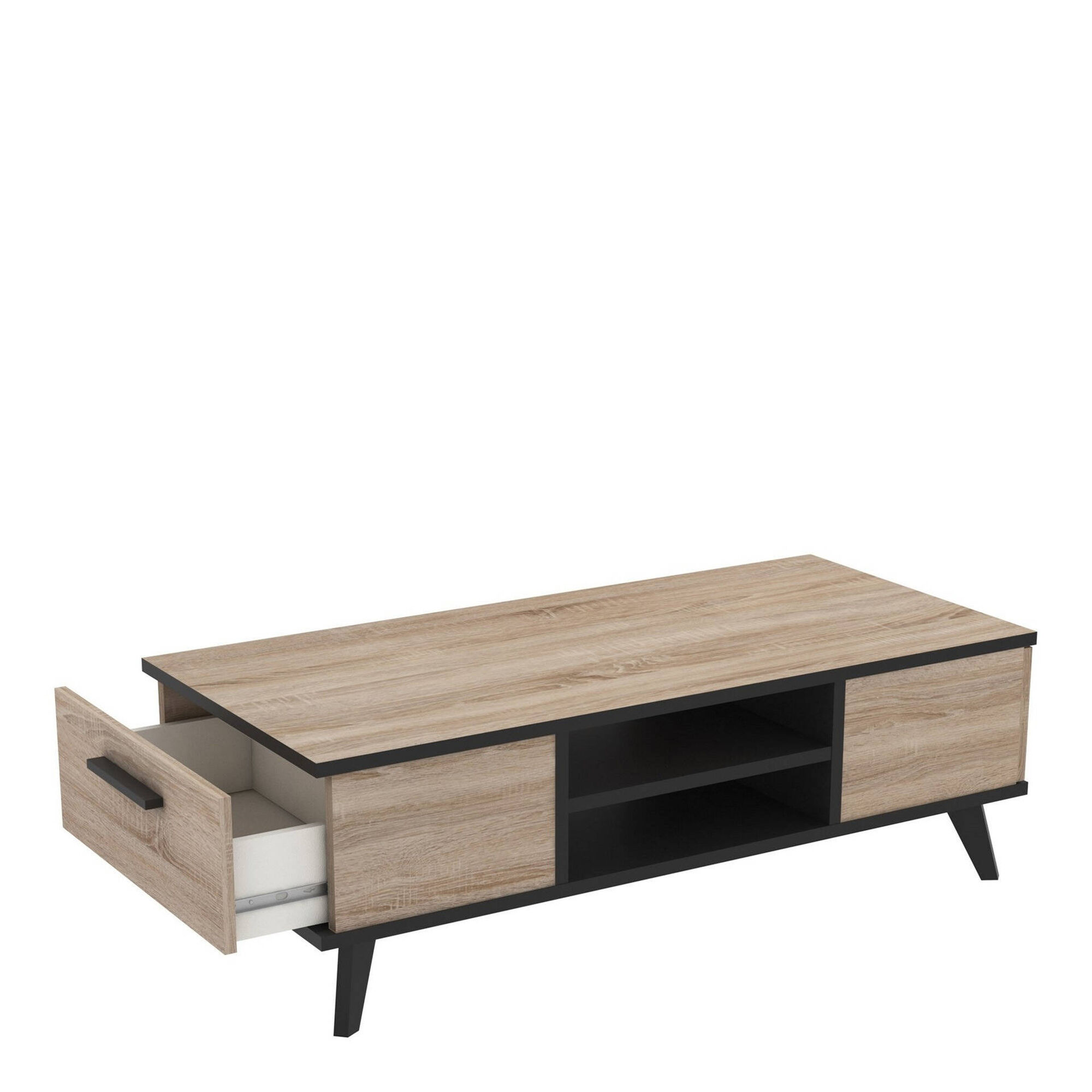 Mesa de centro 107x50x35cm Preto Wayne Mesa de centro 107x50x35cm Preto Wayne