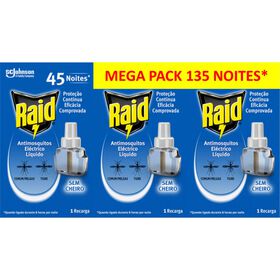 Inseticida El&eacute;trico Recarga Voadores Raid