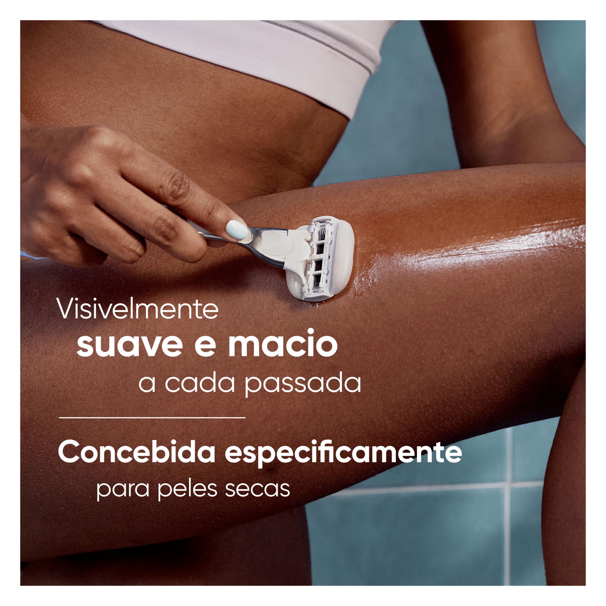 M&aacute;quina Depilat&oacute;ria Comfort Glow Arg&atilde;o com Suporte Gillette Venus