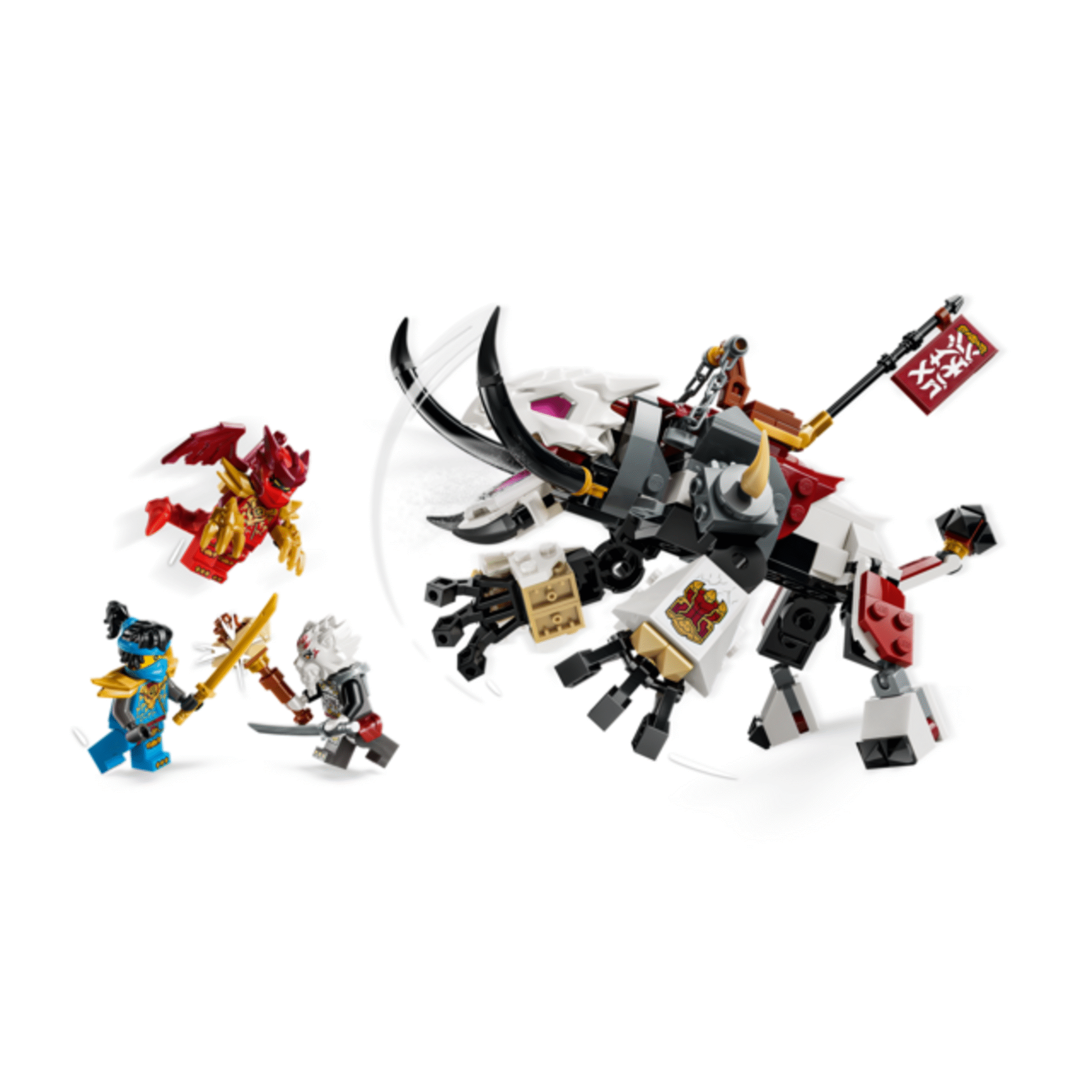 LEGO Ninjago - Zilvar e Grimtak, a Besta Drag&atilde;o - 71863