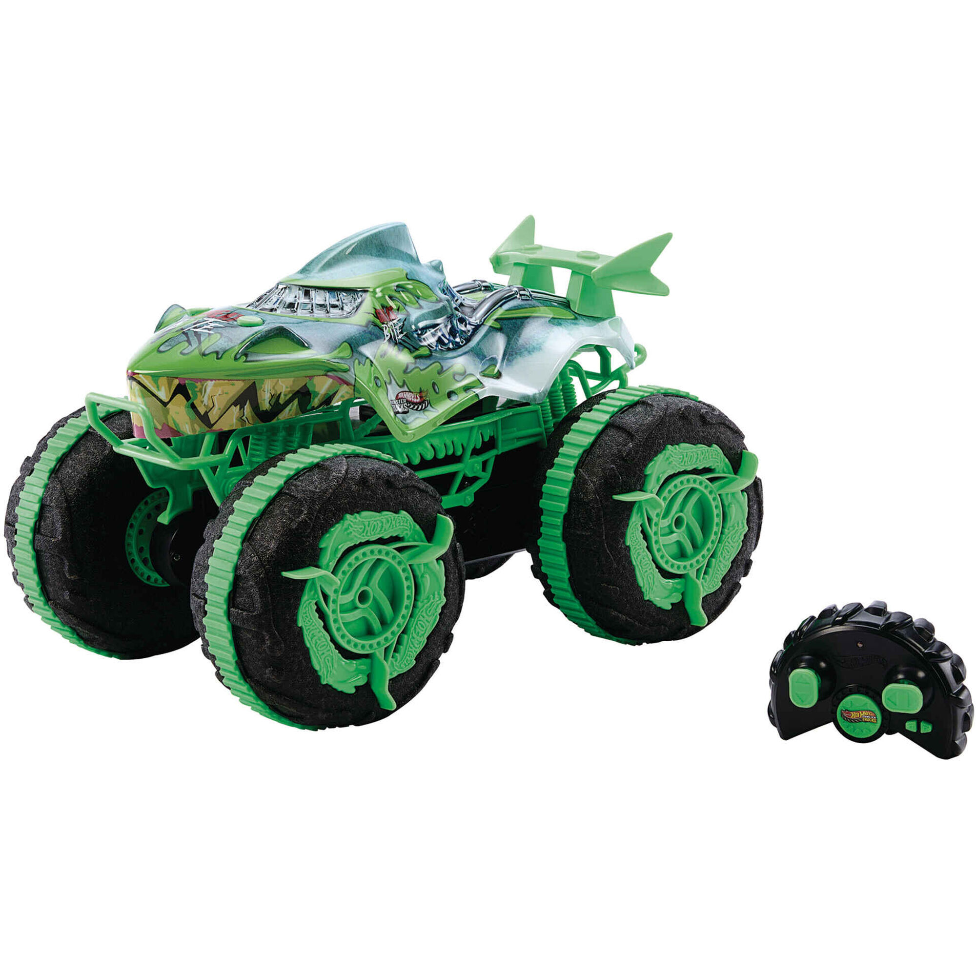 Hot Wheels - Camião Telecomandado Monster Great Bite 1:15