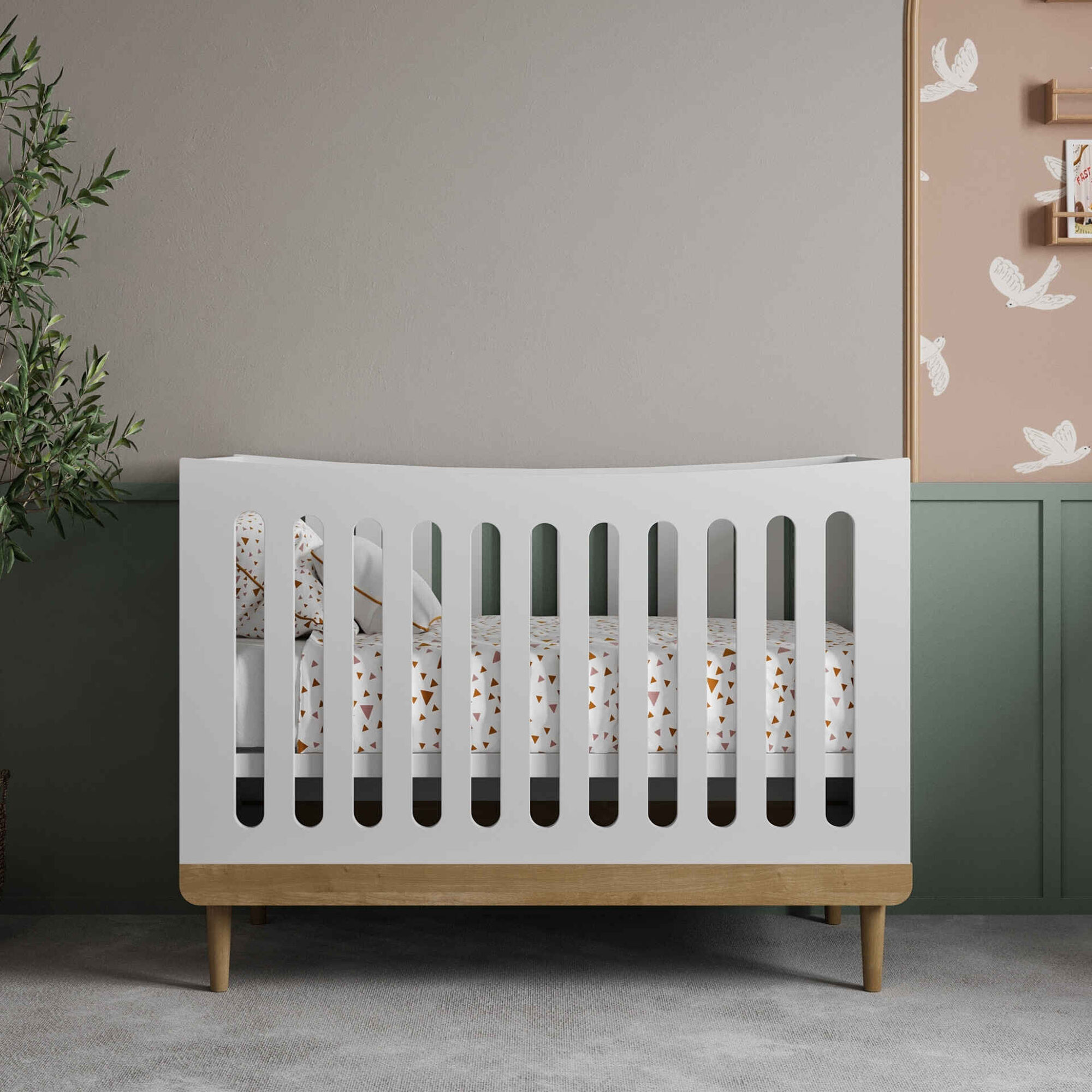 Cama de Grades 148,9x92x74,2cm Branca