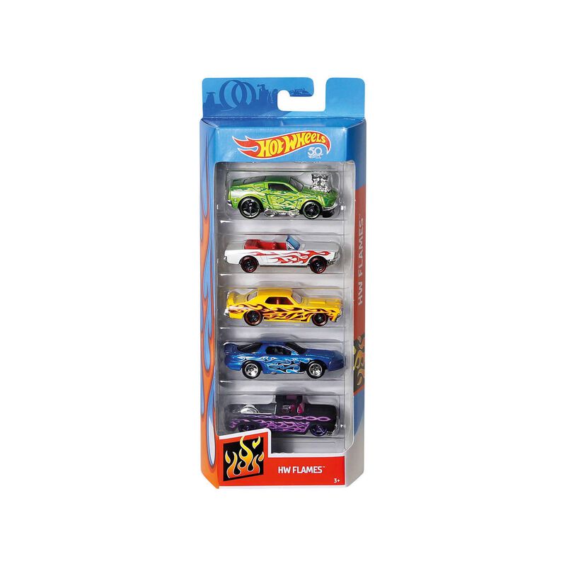 Hot Wheels - Pack 5 Veículos (vários modelos)