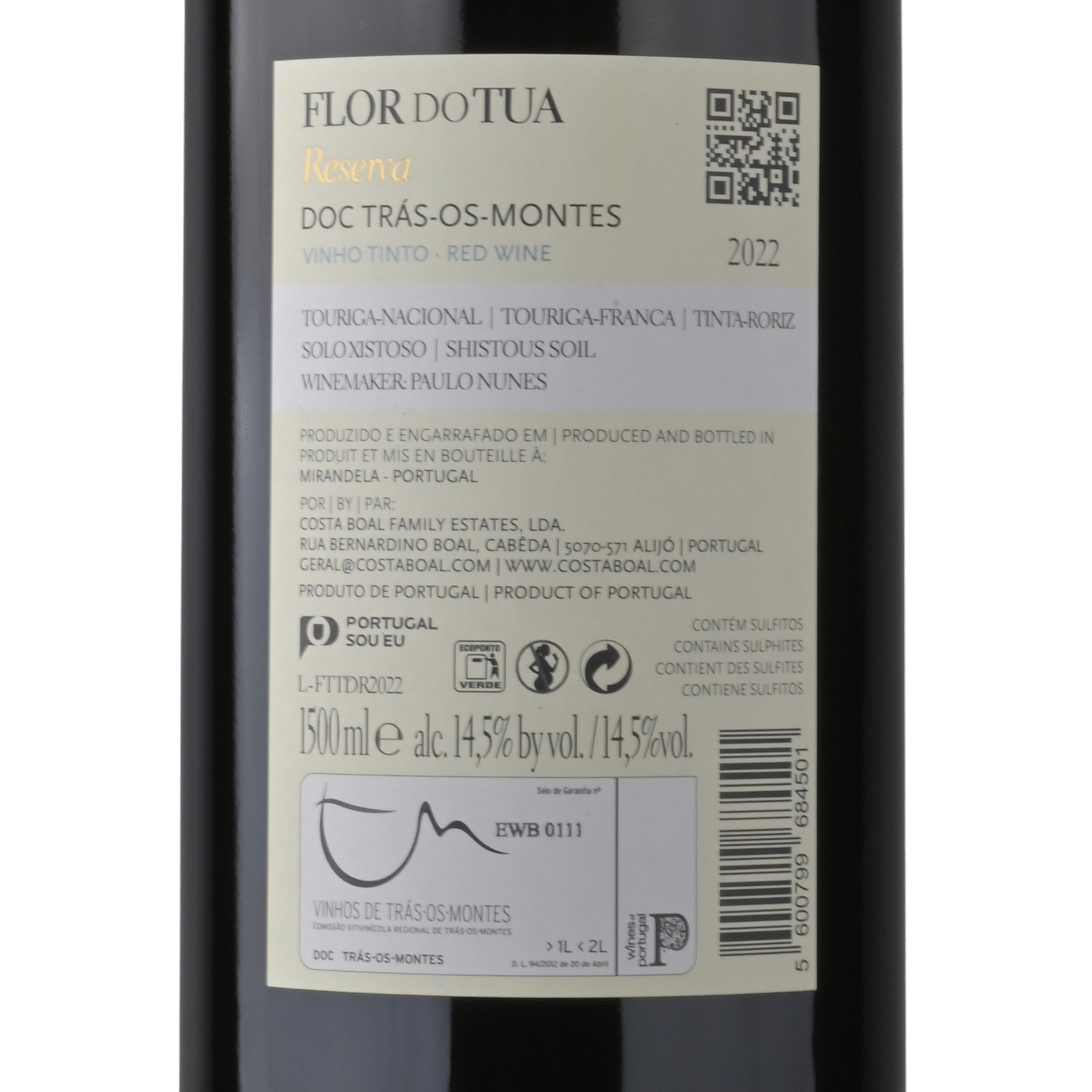 Flor do Tua Reserva Douro Vinho Tinto
