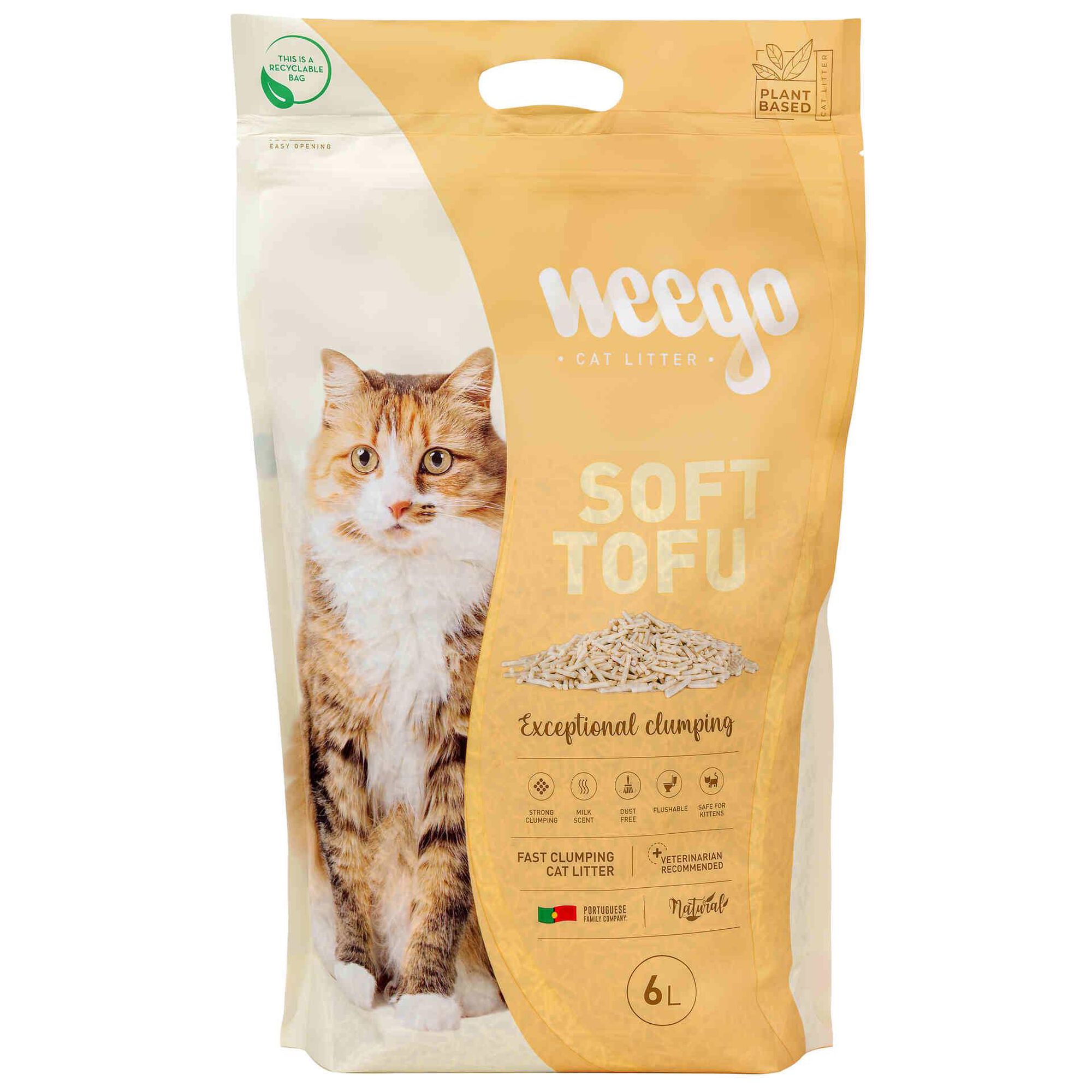 Areia Aglomerante Soft Tofu Weego