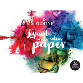 Bloco de Papel Aguarela Ecoline