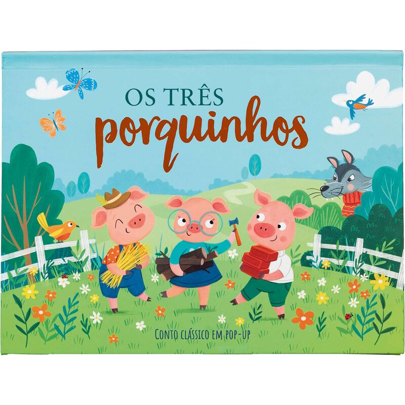 Conto Clássico em Pop-Up - Os Três Porquinhos de Vários Autores