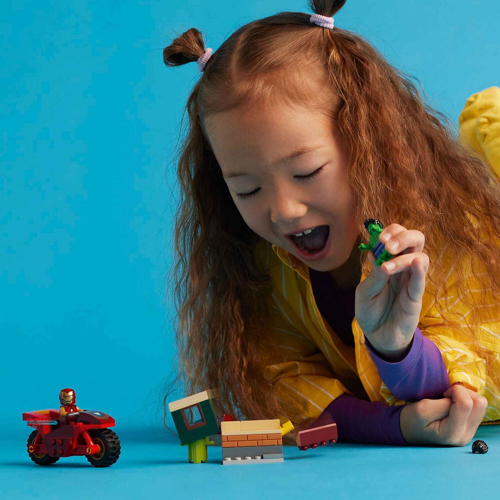 Iron Man com Mota e Hulk - 76287