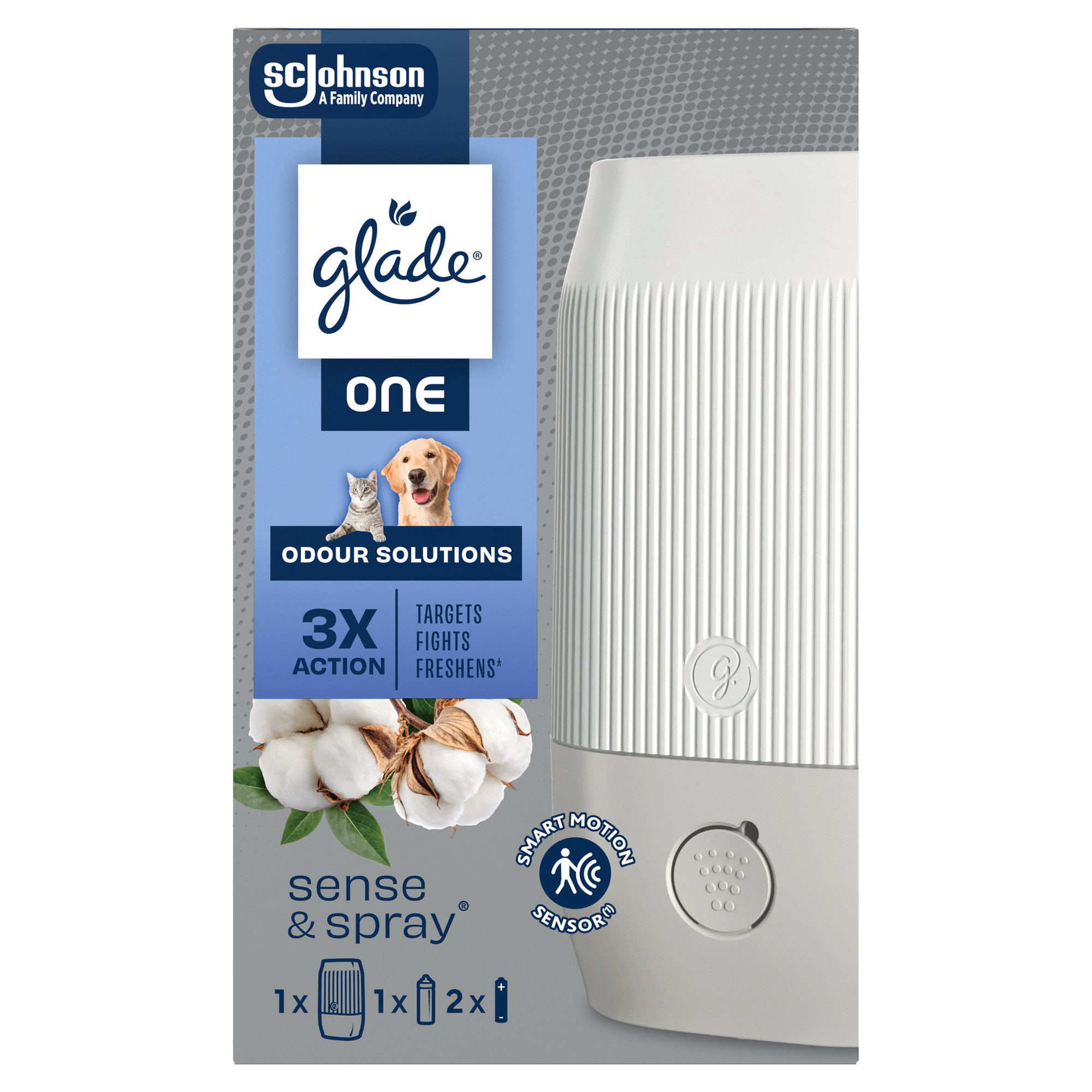 Ambientador Difusor Sense & Spray One Pet Glade