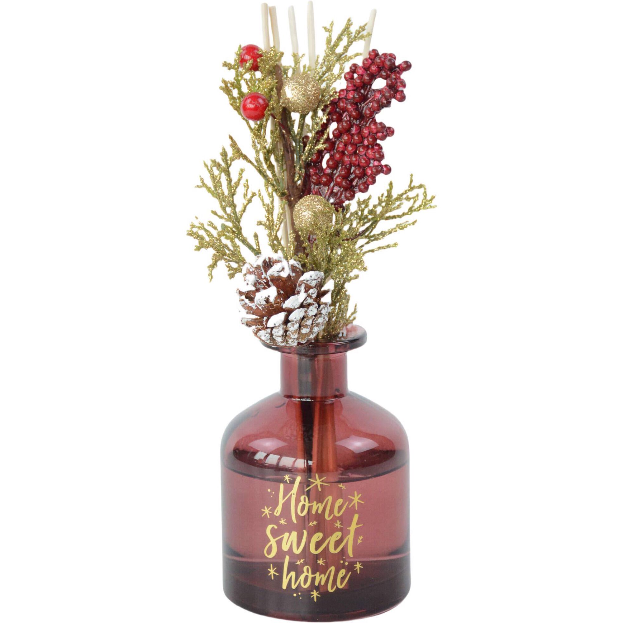 Difusor Vermelho 150ml com Azevinho