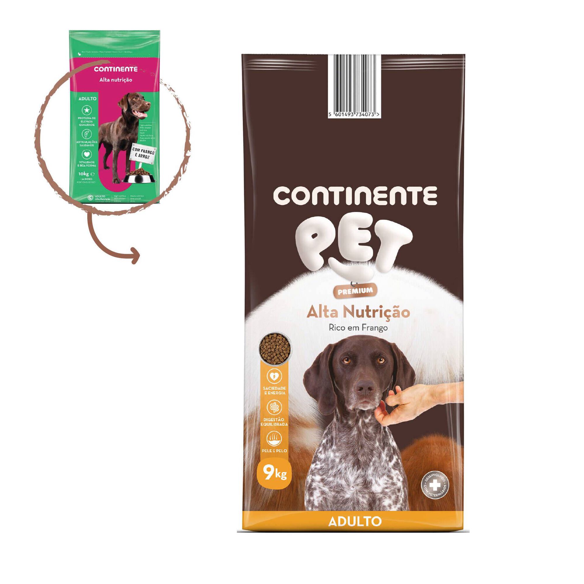 Ra&ccedil;&atilde;o para C&atilde;o Adulto Alta Nutri&ccedil;&atilde;o Vaca e Cereais