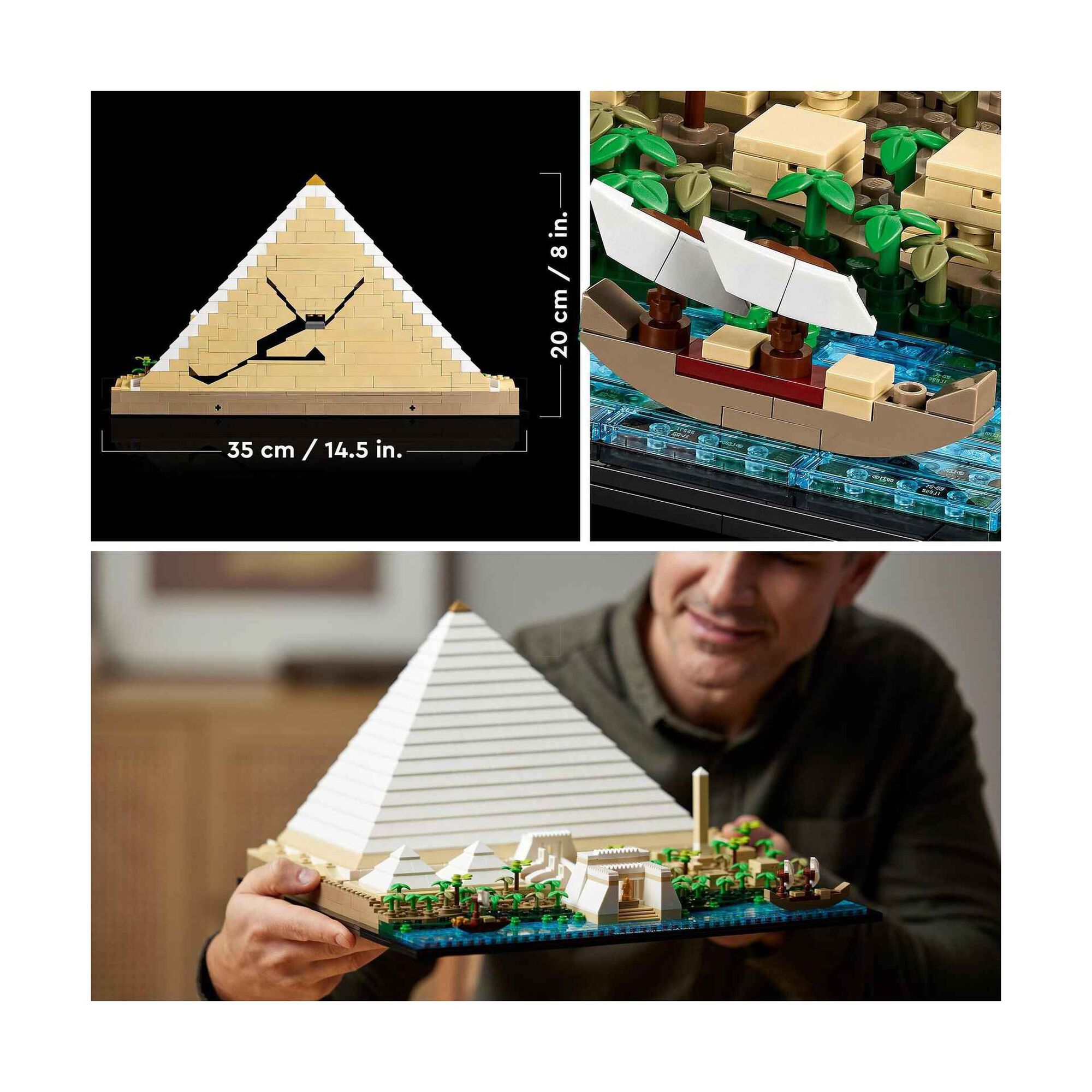 LEGO Architecture - Grande Pir&acirc;mide de Giz&eacute; - 21058