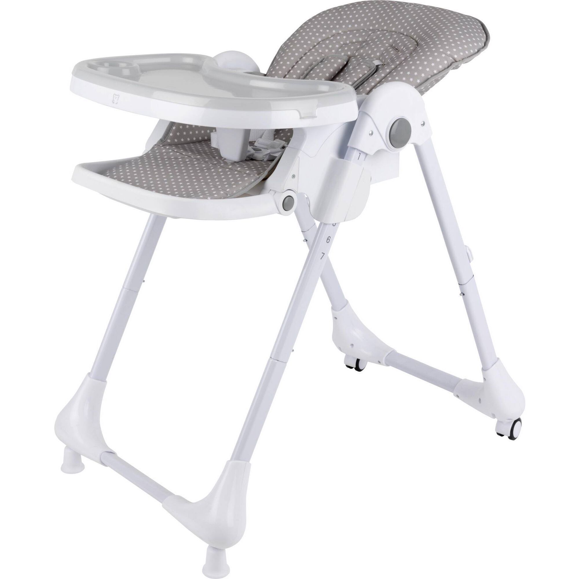 Cadeira de Refeição Cinza Ursinho