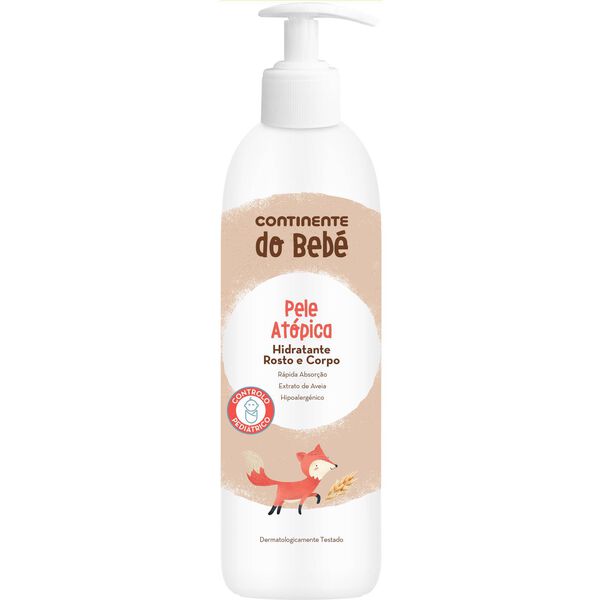 Creme Hidratante Pele Atópica Continente do Bebé