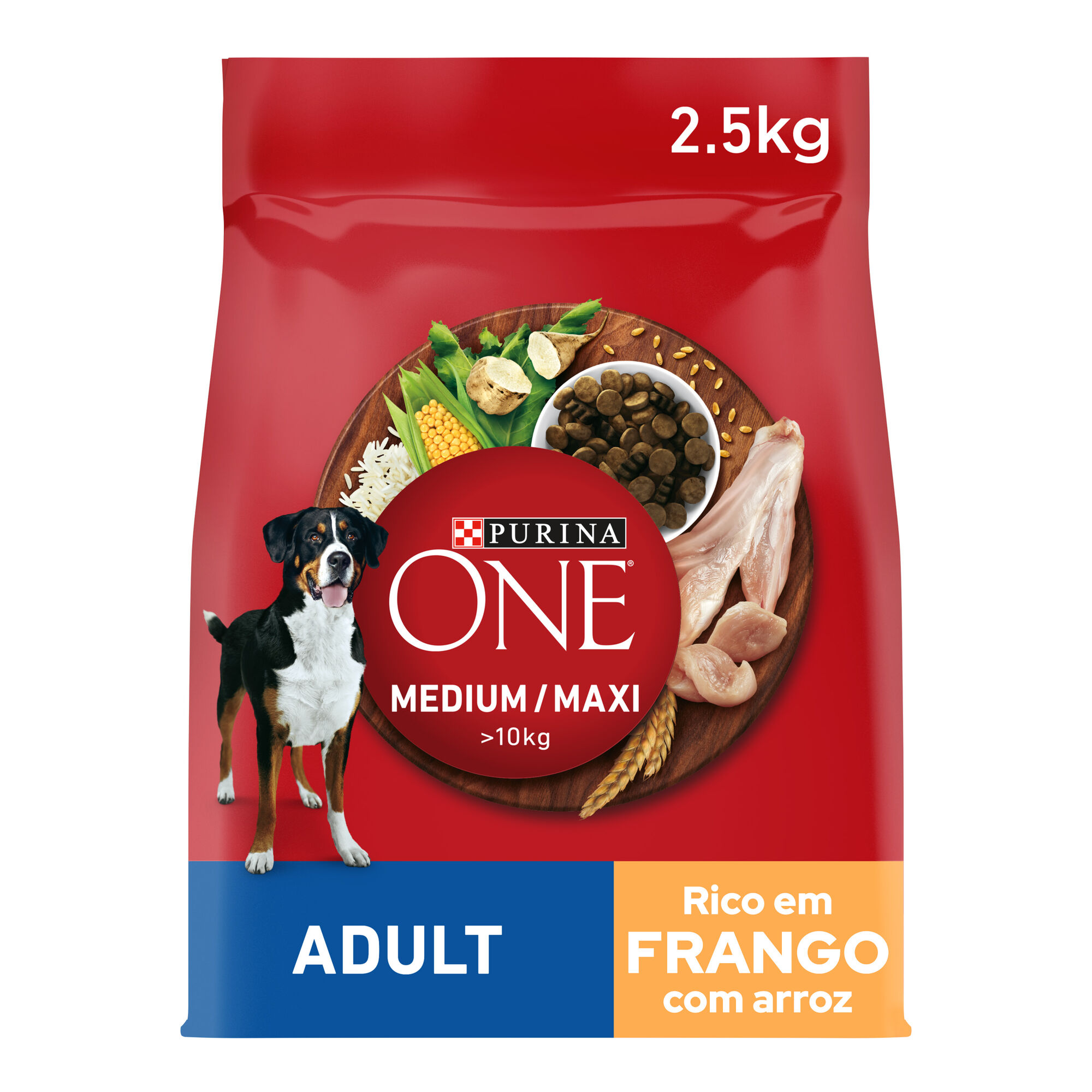 Ra&ccedil;&atilde;o para C&atilde;o Adulto M&eacute;dio e Maxi Frango Purina One