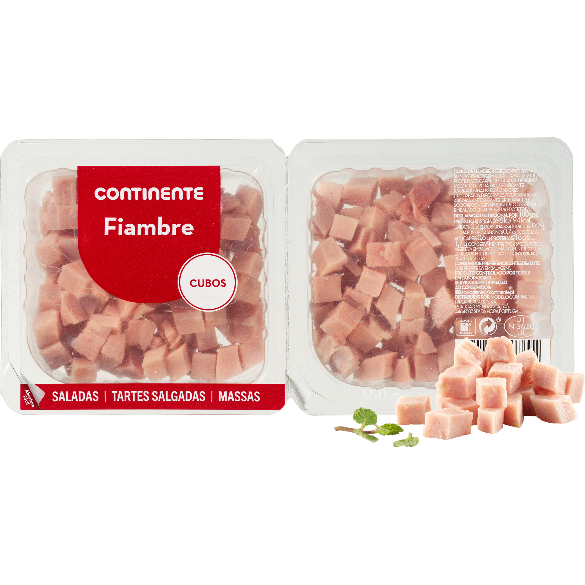 Fiambre da Perna Extra em Cubos