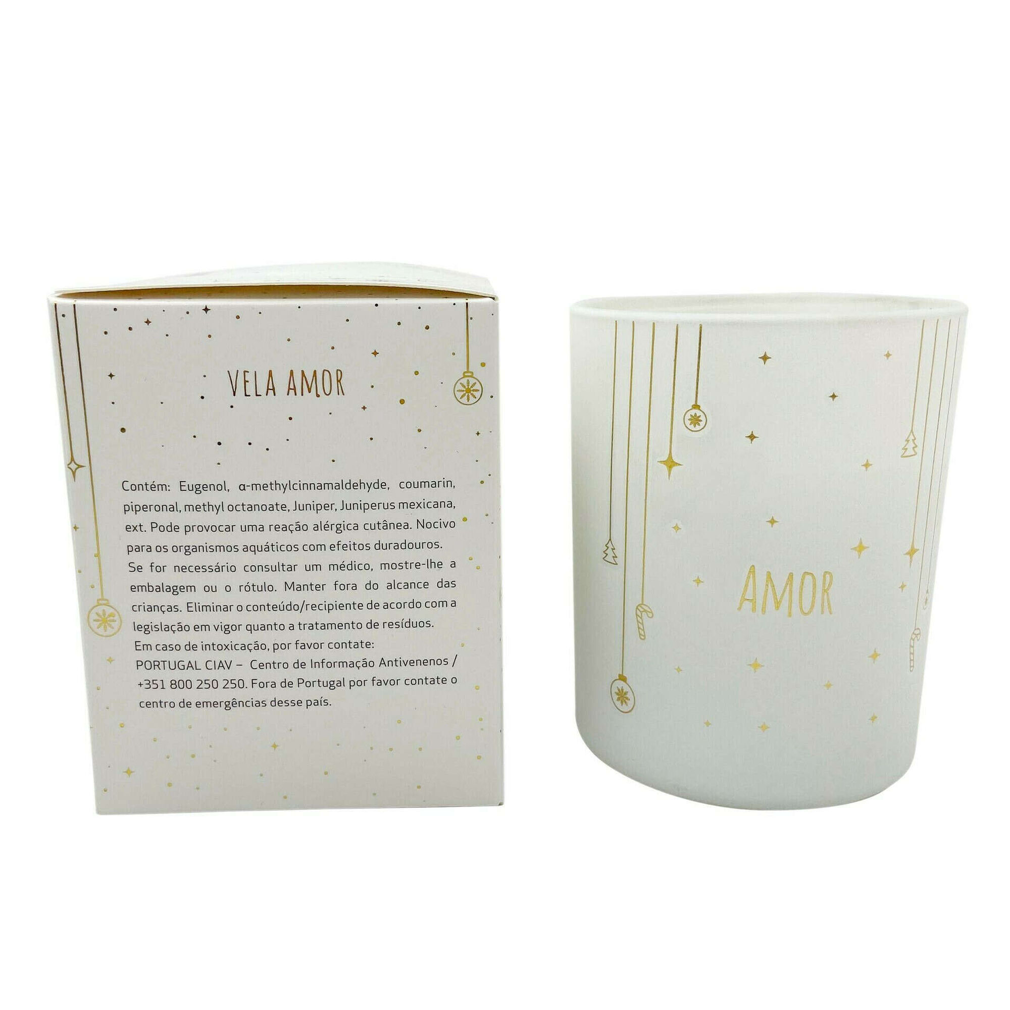 Vela em Copo 165g Branca Amor