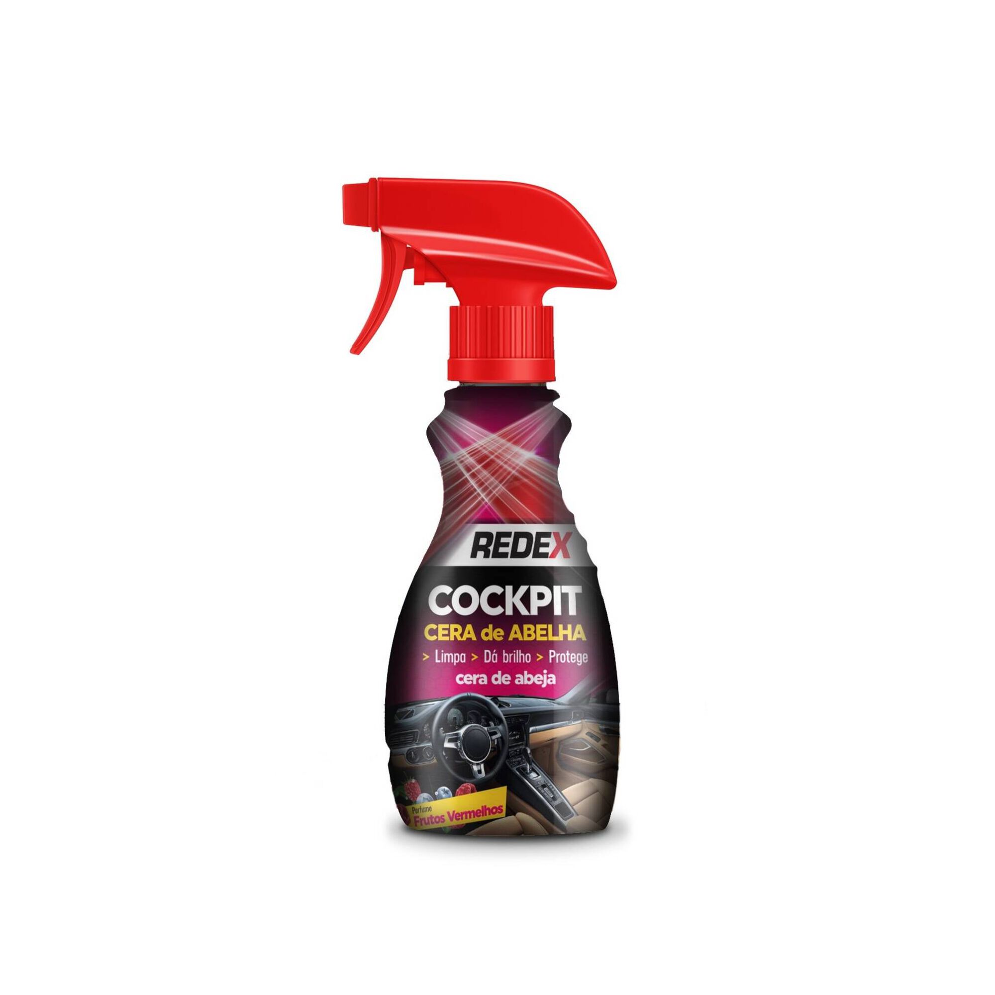Spray Cockpit Cera de Abelha Perfume Frutos Vermelhos 200ml Spray Cockpit Cera de Abelha Perfume Frutos Vermelhos 200ml
