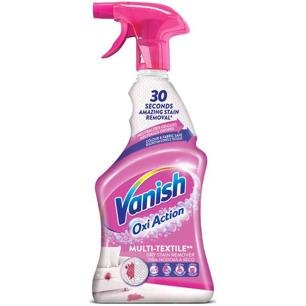 Limpa Carpetes e Estofos Spray Tira Nódoas Vanish