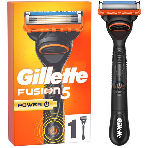 Máquina de Barbear Power com 1 Recarga Gillette Fusion