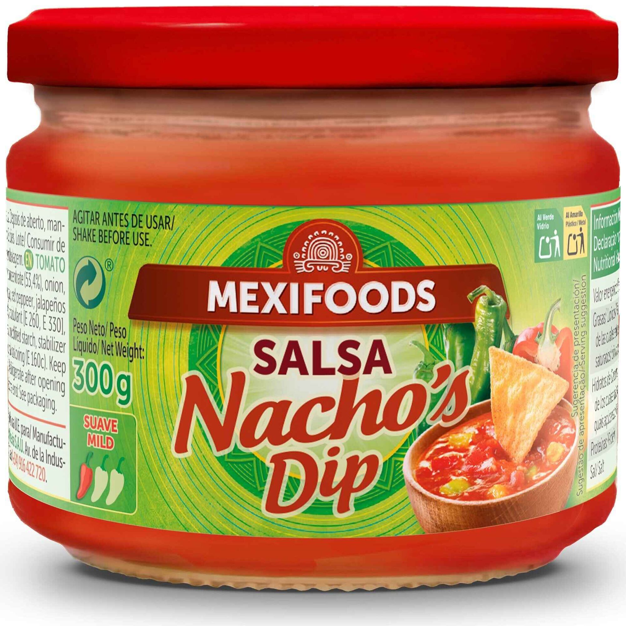 Molho Salsa Nacho's Dip Mexifoods
