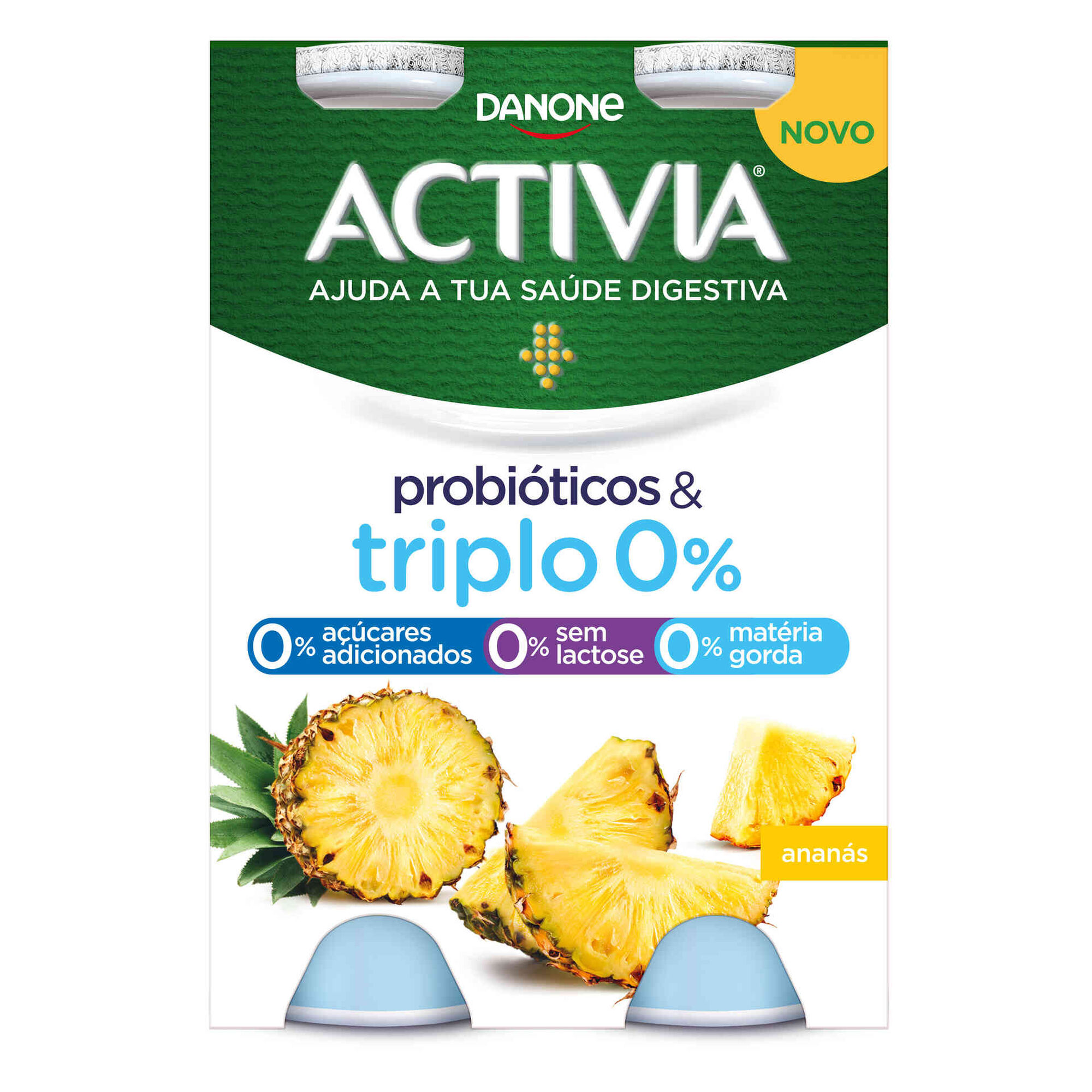 Iogurte Líquido Bifidus Triplo 0% Ananás sem Lactose