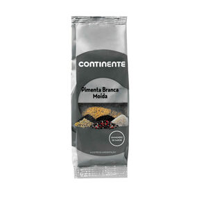 Pimenta Branca Moída em Saqueta Continente