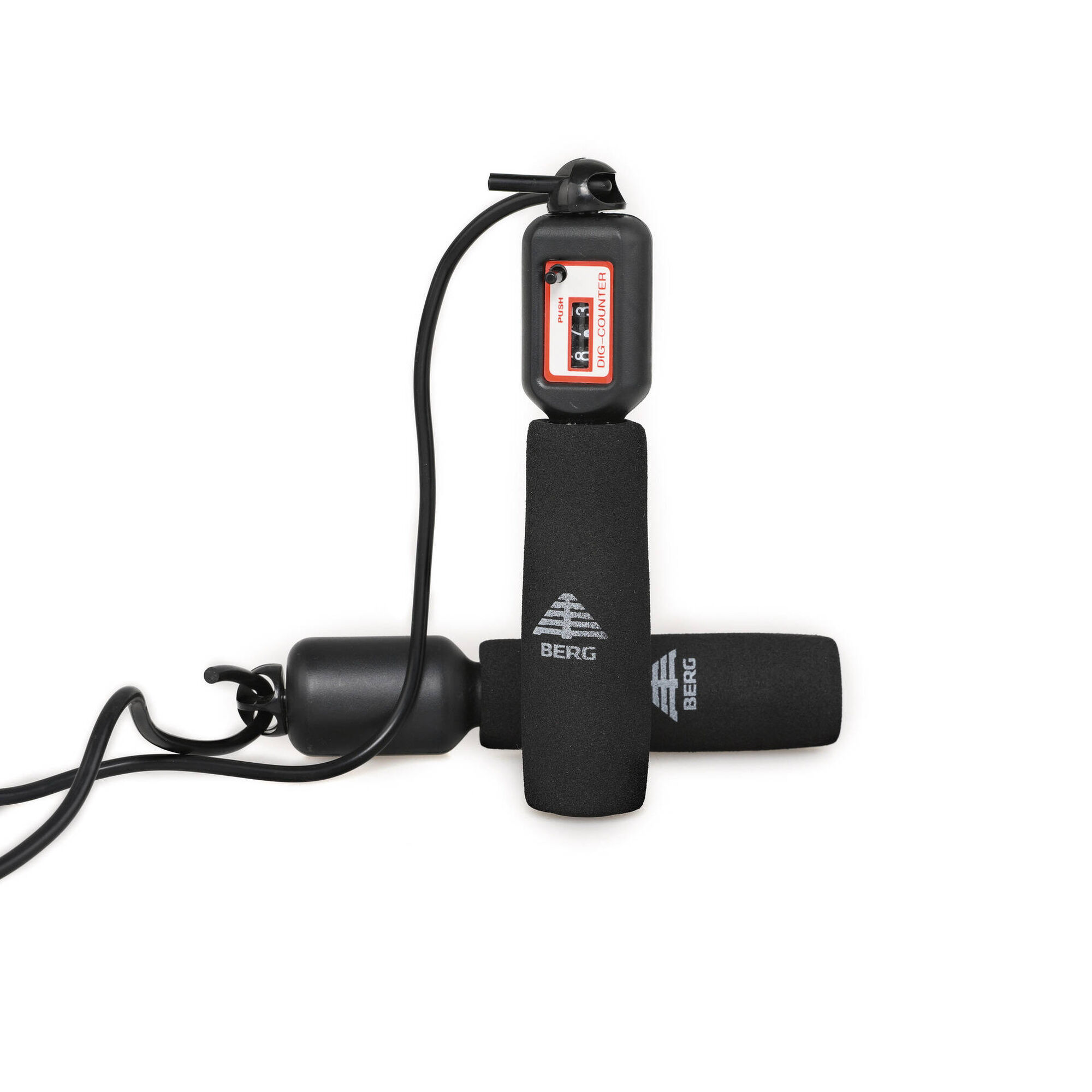 Corda de Saltar com Contador 2,75m Preta Berg