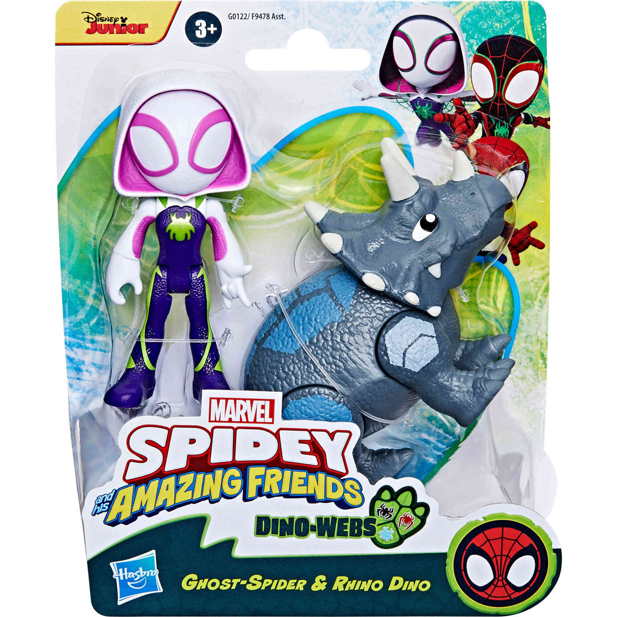 Figuras Spidey Heróis Dino-Webs (vários modelos)