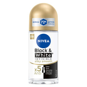 Desodorizante Roll On Black & White Silky Smooth Nivea