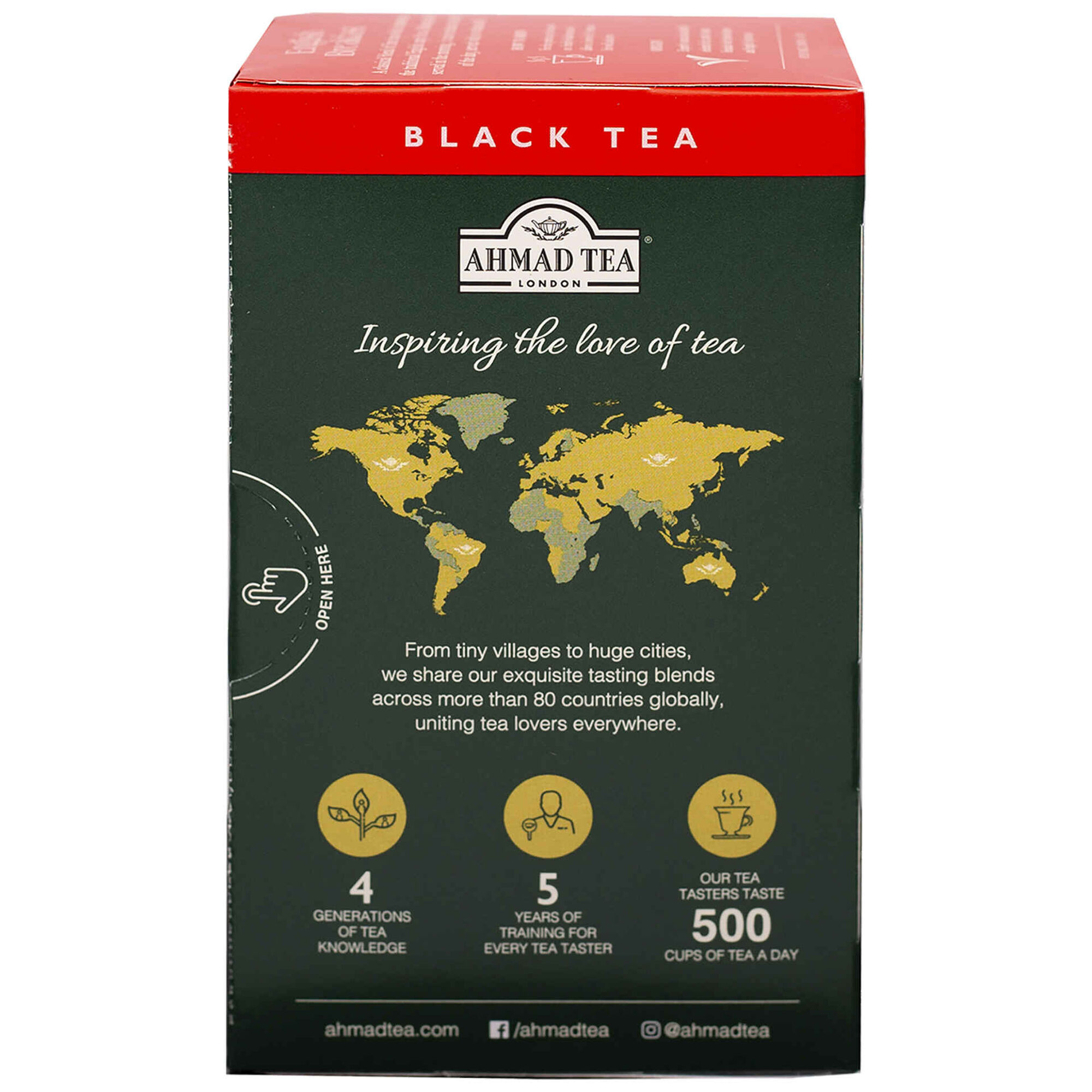 Ch&aacute; Preto English Breakfast Saquetas Ahmad