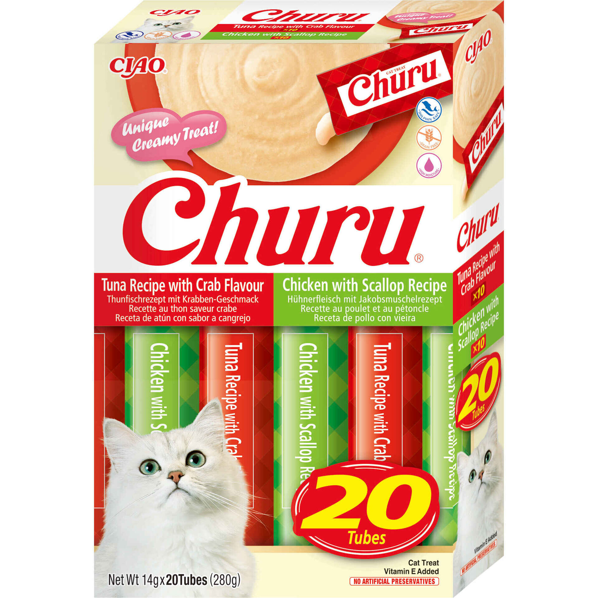 Snack para Gato em Líquido Mix Mar