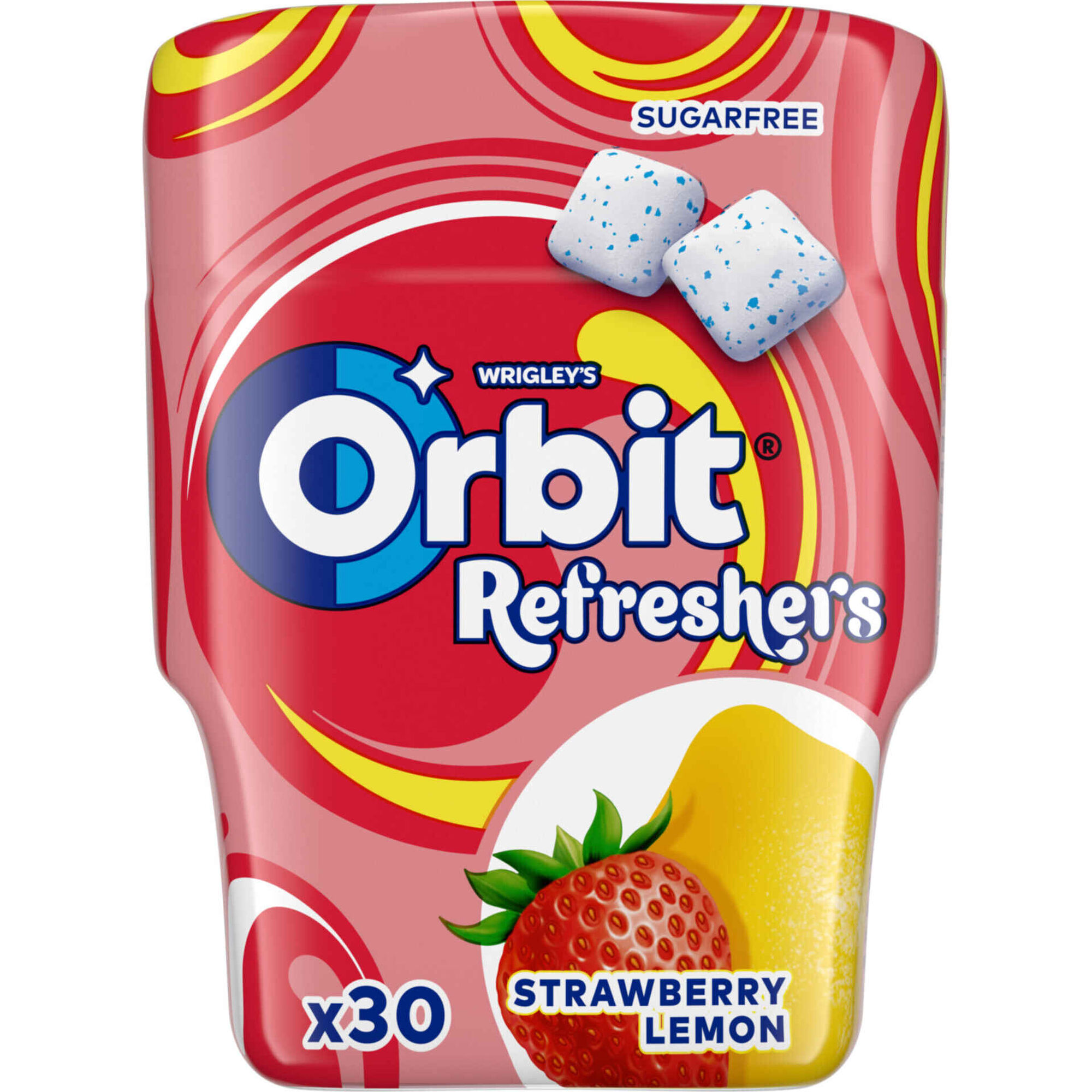Pastilhas Refresher's Sabor Morango e Lim&atilde;o Orbit