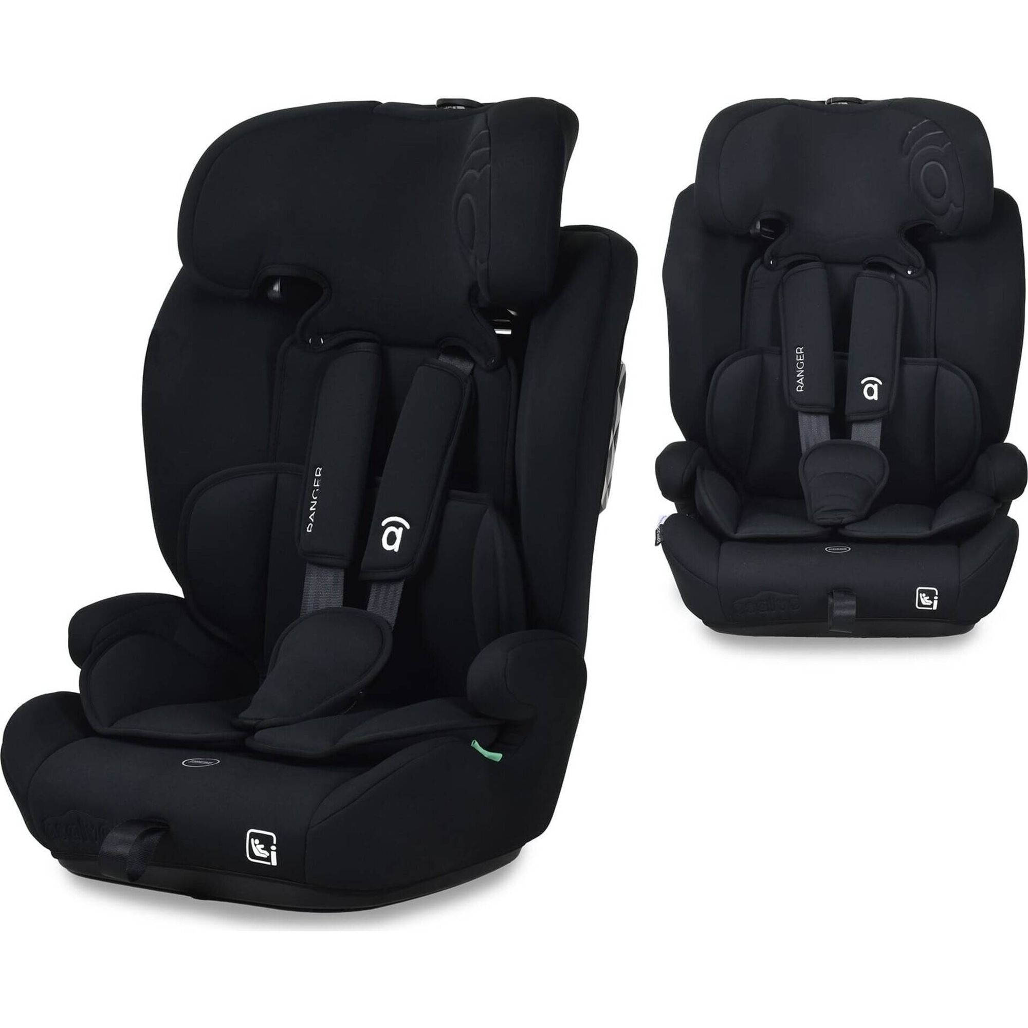 Cadeira Auto I-Size 76-150cm Preta Ranger Asalvo